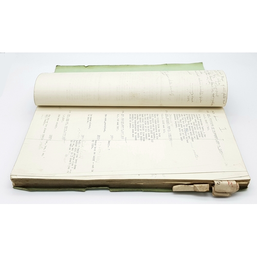 551 - An Extremely Rare Shooting Script from the 1948 Movie ' Daughter of Darkness'. From the estate of sc... 