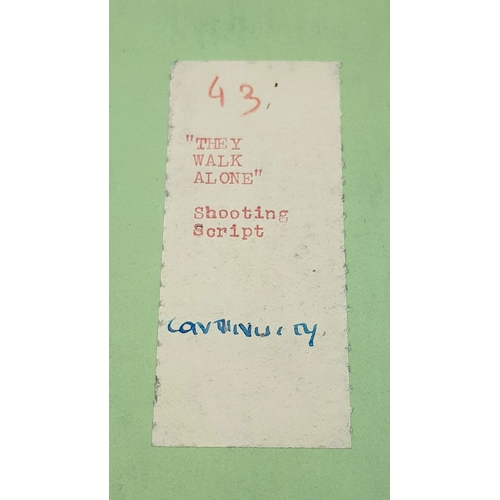 551 - An Extremely Rare Shooting Script from the 1948 Movie ' Daughter of Darkness'. From the estate of sc... 