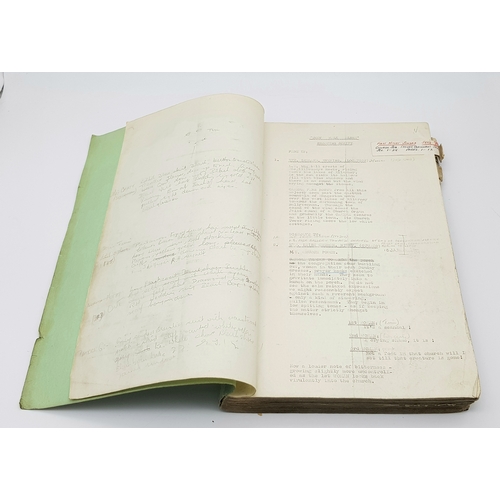551 - An Extremely Rare Shooting Script from the 1948 Movie ' Daughter of Darkness'. From the estate of sc... 