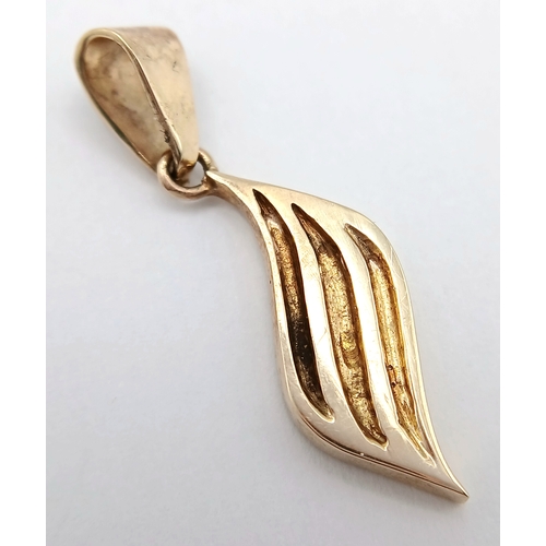 157 - A Matching 14K Yellow Gold, Multi-Gemstone Ring and Pendant Set. Citrines, rubies, sapphires and dia... 