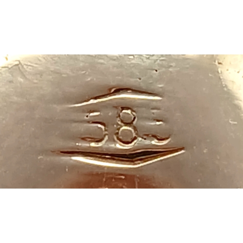 157 - A Matching 14K Yellow Gold, Multi-Gemstone Ring and Pendant Set. Citrines, rubies, sapphires and dia... 