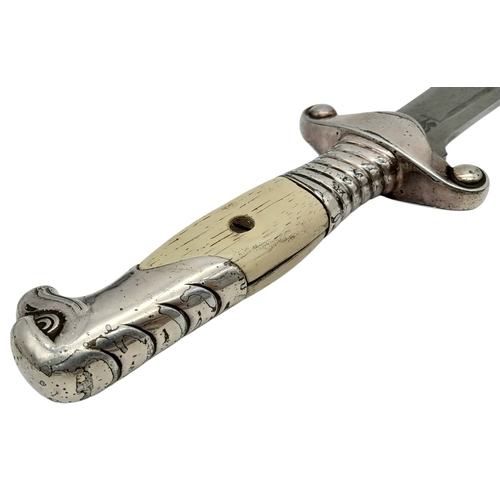 254 - Original Third Reich 1937 Model Arbeits Dienst Leader's Dagger. Maker Eickhorn. All 100% original ap... 