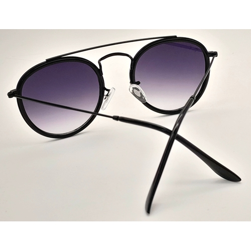 956 - A pair of RayBan black frame sunglasses, in original packaging.