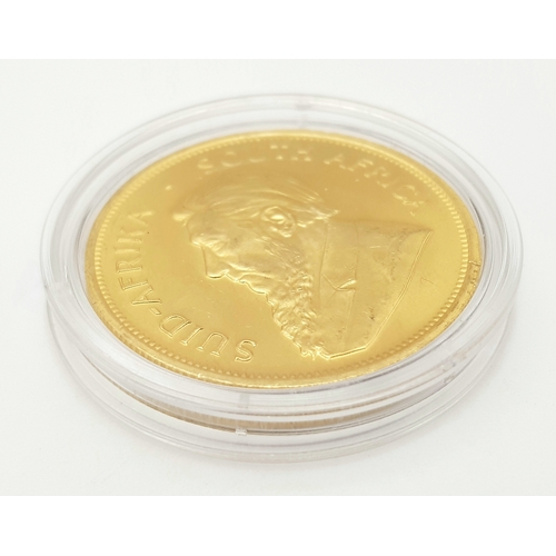 764 - A 1981 Gold 1oz South African Krugerrand Coin. 22k gold. Uncirculated condition.