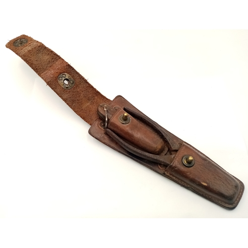 295 - WW2 US Army Signal Corps Line Man’s Pliers & Multi Blade Knife in the leather CS-34 Pouch. UK Mainla... 