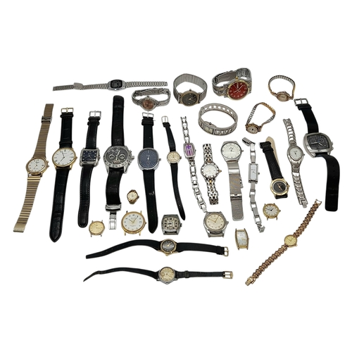 592 - A Parcel of Thirty Vintage and Later Men’s and Ladies Watches for Spares or Repair. Some Running, So... 