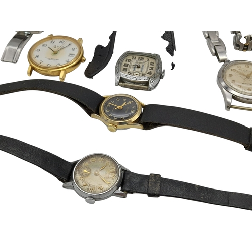 592 - A Parcel of Thirty Vintage and Later Men’s and Ladies Watches for Spares or Repair. Some Running, So... 