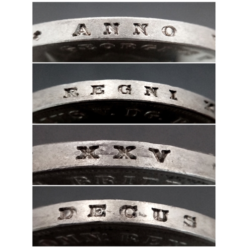 730 - A George VI Silver Rocking Horse Crown Coin.