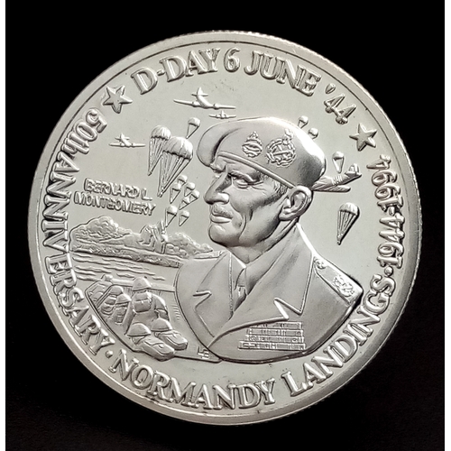 753 - A Mint Uncirculated Condition, Very Collectible, Fine Silver 32 Gram 1994 Turks and Caicos Commemora... 