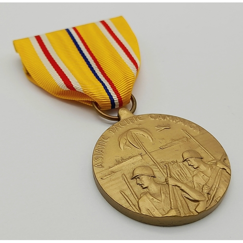799 - WW2 US Pacific PTO Medal. Un-issued Condition in Original Box.