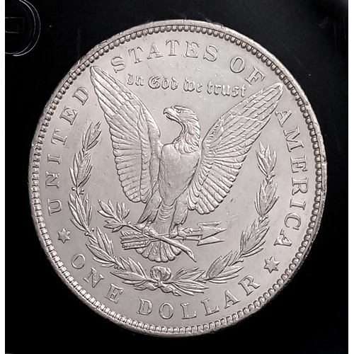 950 - A Slabbed Mint and Uncirculated Condition 1900 Dated Morgan Silver Dollar. Graded and Sealed by PCS ... 