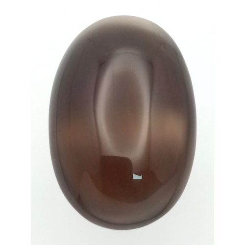 957 - A Vintage Sterling Silver Blue Chalcedony Cabochon Statement Ring, Size K. The Ring is set with a im... 