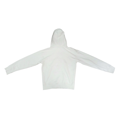 903 - A Dior white soft cotton embroidered logo hoodie. Size XS. Ref J310