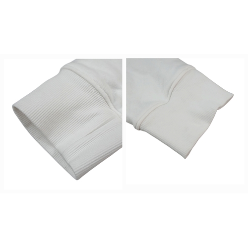 903 - A Dior white soft cotton embroidered logo hoodie. Size XS. Ref J310