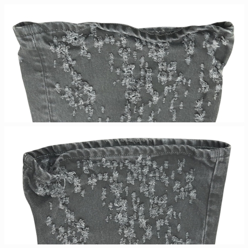 741 - A pair of Acne Studios black denim jeans. Designed with a classic five-pocket layout and zip fly. Eu... 