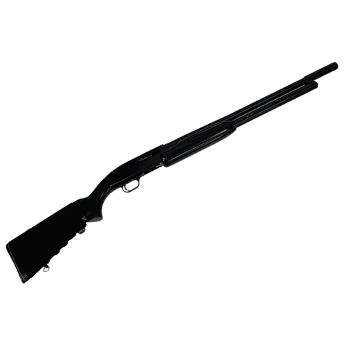 803 - A Mossberg 12 Gauge Pump Action Shotgun. This Model 500A beast dry pumps with a sound that would bri... 