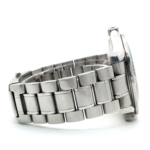 20 - An Omega Seamaster Automatic Divers Watch. Stainless steel bracelet and case - 42mm. Black dial with... 