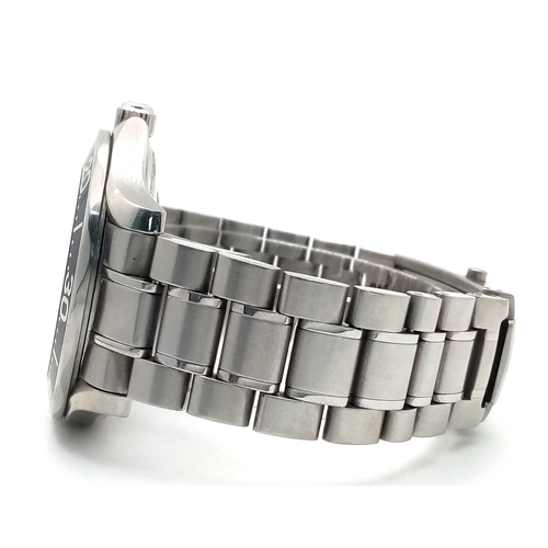 20 - An Omega Seamaster Automatic Divers Watch. Stainless steel bracelet and case - 42mm. Black dial with... 