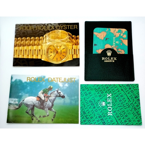 6 - A Beautiful Rolex, Green Dial Bi-Metal, Diamond Date Just Gents Watch. 18K gold and stainless steel ... 