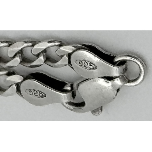 899 - A vintage Victorian sterling silver ingot pendant with full Sheffield hallmarks, 1977. Set on a 925 ... 