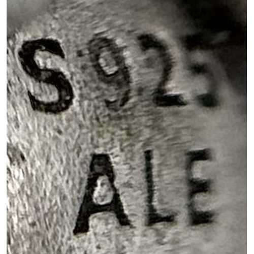 832 - A PANDORA STERLING SILVER PUPPY DOG CHARM. TOTAL WEIGHT 2.5G. SC 8103