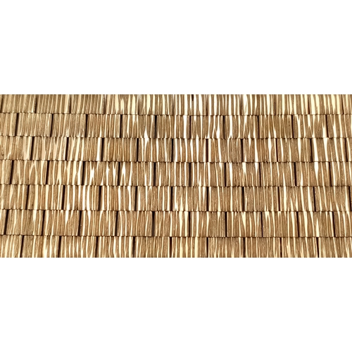 174 - A Beautiful Vintage 9K Yellow Gold Ladies Statement Bracelet. Geometric pattern links with a sturdy ... 