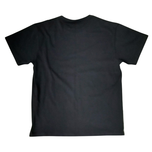 808 - A black Gucci oversized t-shirt with the iconic rock logo, size XS, width measures 54cm.  Very good ... 