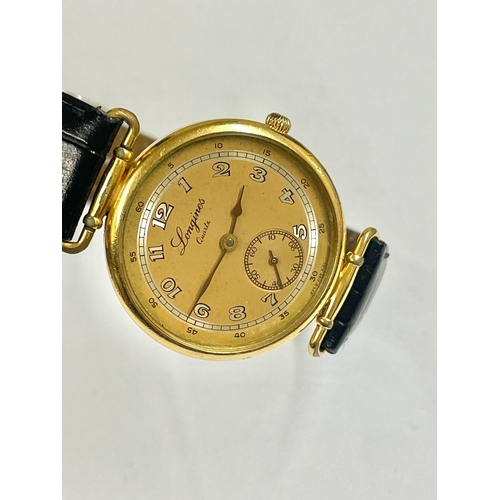 837 - A Longines midsize watch requires battery. L12