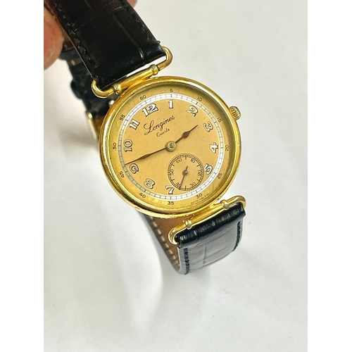 837 - A Longines midsize watch requires battery. L12