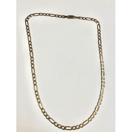 844 - A 9ct gold chain necklace , 8.7g. L11