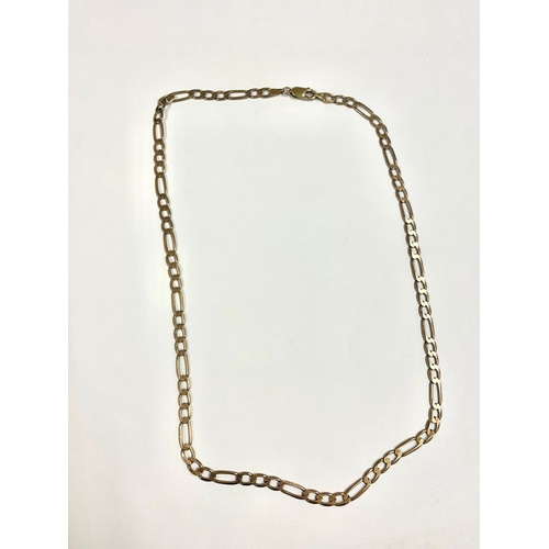 844 - A 9ct gold chain necklace , 8.7g. L11