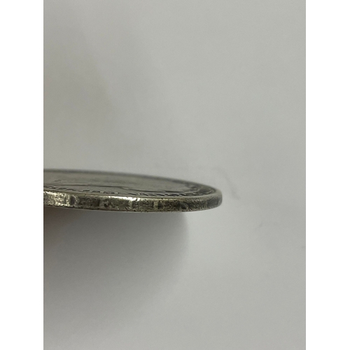 879 - A silver full crown jubilee head c1897 coin . L6