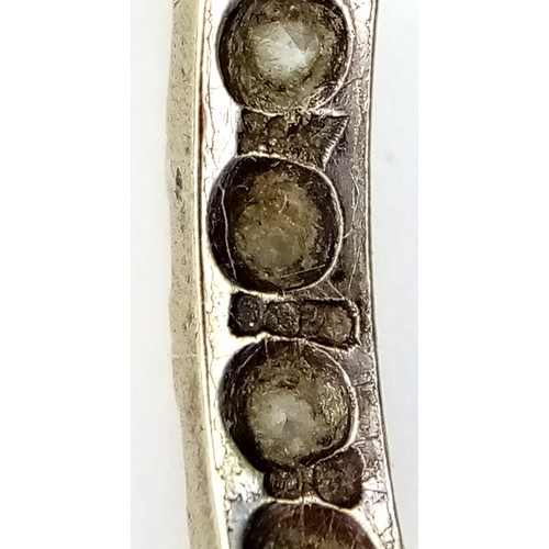 126 - Fully hallmarked 9 CARAT WHITE GOLD ETERNITY RING. 1.73 Grams. Size K - K 1/2. Please see pictures.