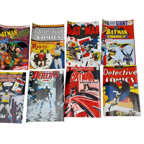 An original collection of 12 DC comics Batman advertising posters. 28 X ...