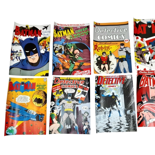 An original collection of 12 DC comics Batman advertising posters. 28 X ...