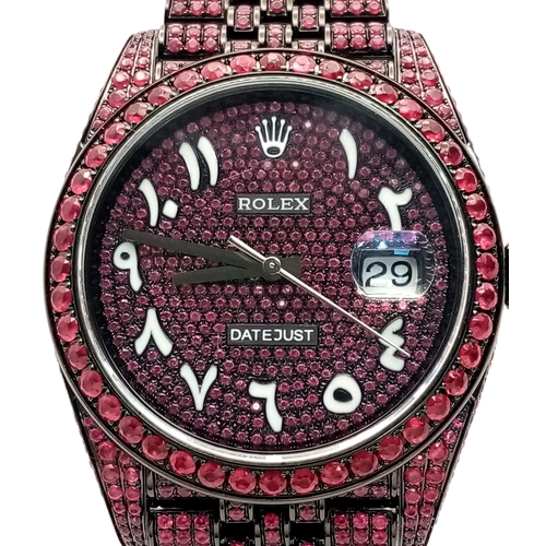 39 - A Rolex 'Vampire' Datejust Gents Automatic Watch. Model 126300. The entire exterior of the watch (in... 
