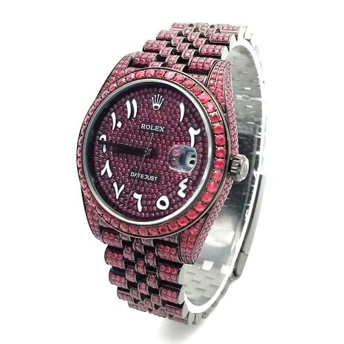 39 - A Rolex 'Vampire' Datejust Gents Automatic Watch. Model 126300. The entire exterior of the watch (in... 