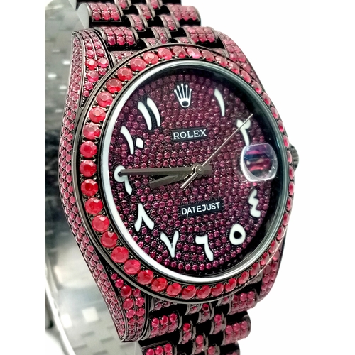 39 - A Rolex 'Vampire' Datejust Gents Automatic Watch. Model 126300. The entire exterior of the watch (in... 