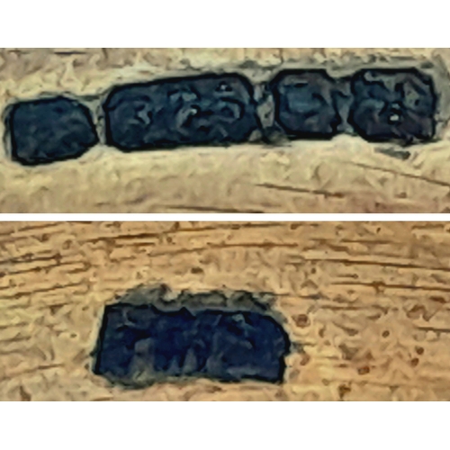 78 - A 9K Yellow Gold Initial Signet Ring. If your initials or nickname is 'MA' its your lucky day. Size ... 