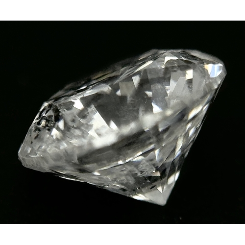 146 - A Loose, Natural Round Brilliant Cut 1.042ct Diamond. I2 clarity, F colour. IDL certificate.