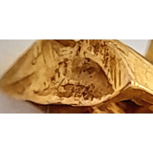 778 - A Pair of 14K Yellow Gold (tests as) Small Hoop Earrings. 3.3g.