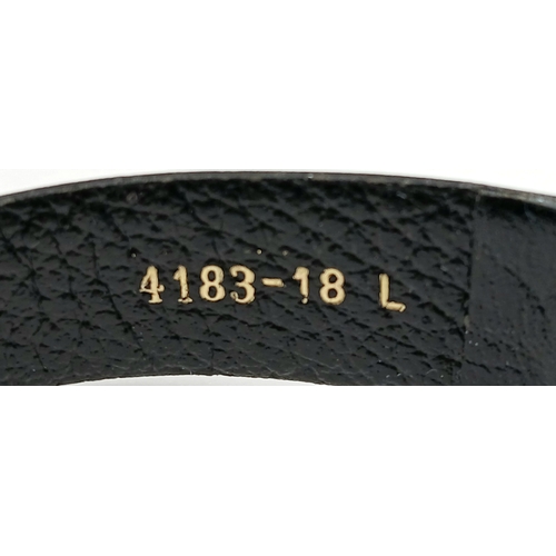 77 - Gentleman’s HAMILTON AUTOMATIC WRISTWATCH. Black leather strap . Circular Date window at 6 o’clock. ... 