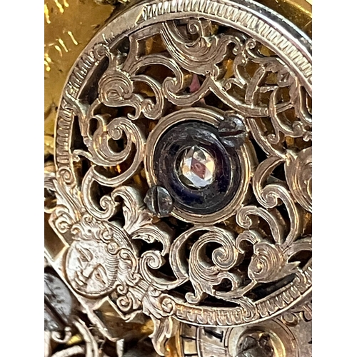 147 - Rare Antique SILVER PAIRED POCKET WATCH. Outer Silver Case Hallmarked London 1799. Exquisite  Inner ... 