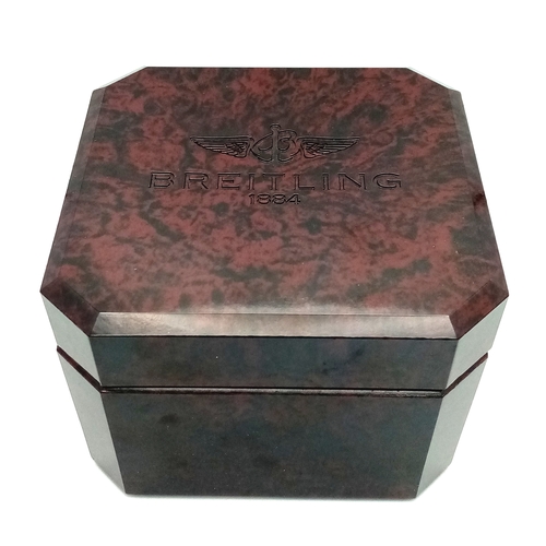 69 - A Breitling Limited Edition Top Gun Chronograph Automatic Gents Watch. Model - 30022. Brown leather ... 