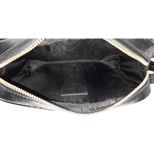 759 - A Gucci Brown Ophidia Small Shoulder Bag. Brown suede with gold-tone hardware, a front zipped pocket... 