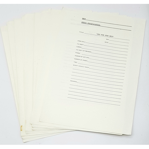 2 - A James Bond 'For Your Eyes Only' Movie Memorabilia Package. From the estate of the films script and... 