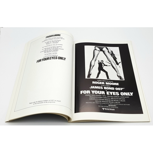 2 - A James Bond 'For Your Eyes Only' Movie Memorabilia Package. From the estate of the films script and... 