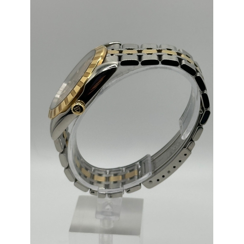 108 - A Tudor 21013 Rotor self winding Watch. 38mm Case, with date box, Bi Metal strap.  Year 2017, Watch ... 