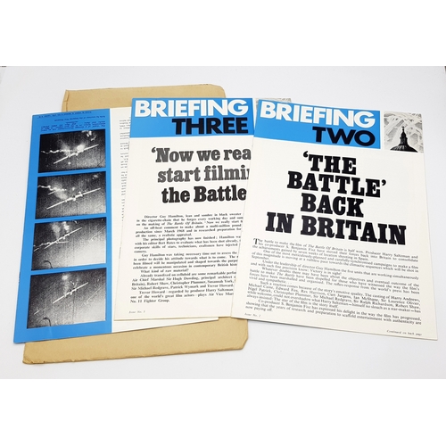 100 - A 'Battle of Britain' Original Movie (1969) Memorabilia Package. From the estate of script and conti... 