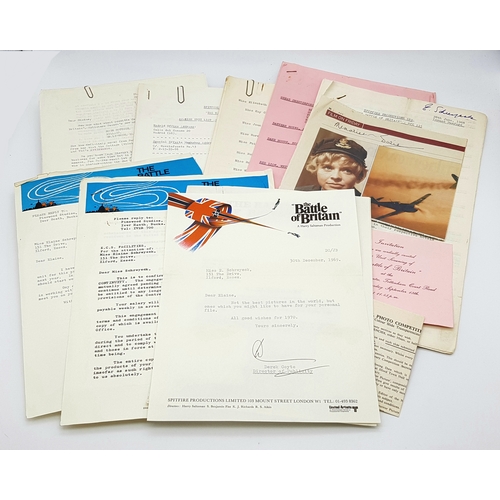 100 - A 'Battle of Britain' Original Movie (1969) Memorabilia Package. From the estate of script and conti... 